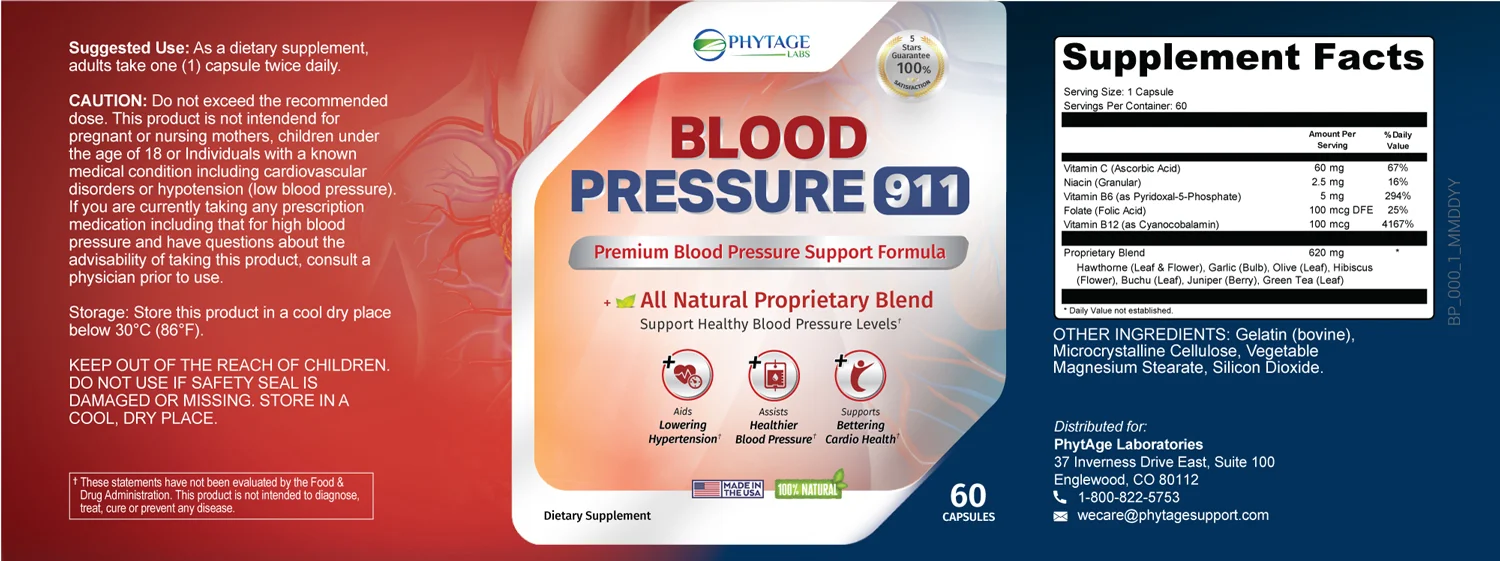 Blood Pressure 911 Ingredients